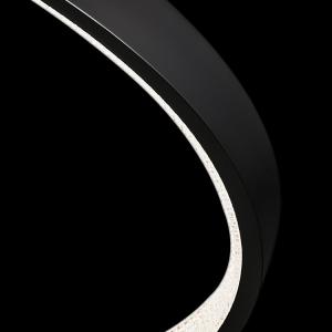 Black Ring LED Pendant Light