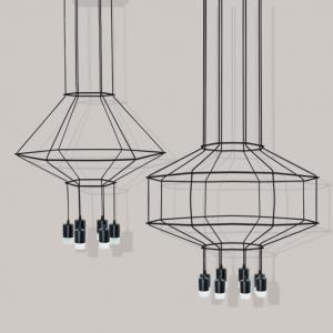 Geometric Line Pendant Light Chandelier