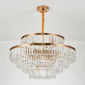 Round crystal chandelier