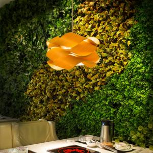 Oak Chip Pendant Chandelier Light Fixture
