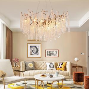 Twig Chandelier Crystal