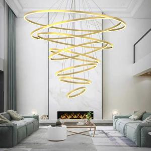 Large Circular LED Pendant Light 