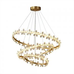 Luxurious Modern Petal Crystal Chandelier