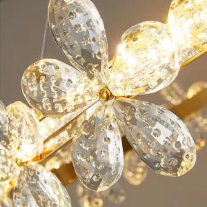Luxurious Modern Petal Crystal Chandelier