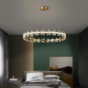 Luxurious Modern Petal Crystal Chandelier