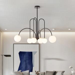 Black Gold Geometric Pendant Light 