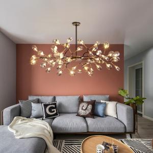Luxury Copper Firefly Chandelier