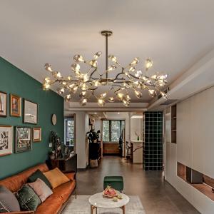 Luxury Copper Firefly Chandelier