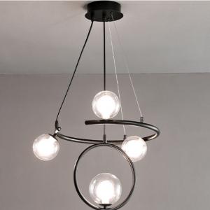 Glass Ball Cluster Pendant Light 