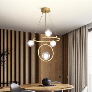 Glass Ball Cluster Pendant Light 