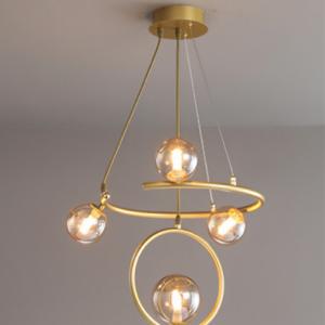 Glass Ball Cluster Pendant Light 