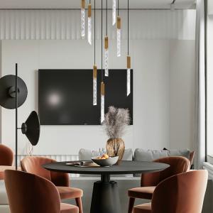  Cylinder Column Pendant Chandelier Light