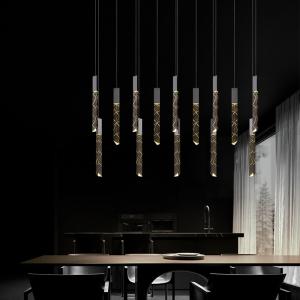  Cylinder Column Pendant Chandelier Light