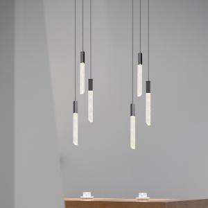  Cylinder Column Pendant Chandelier Light