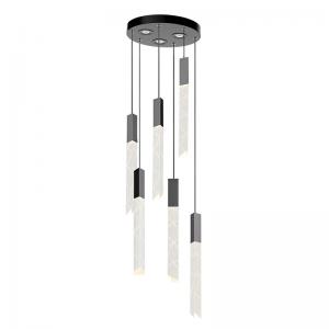  Cylinder Column Pendant Chandelier Light
