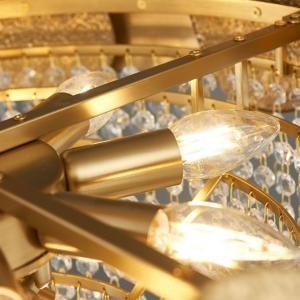 Luxury Gold Crystal Chandelier