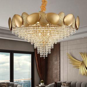 Luxury Gold Crystal Chandelier