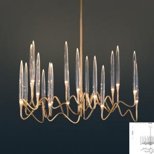 Candlestick Crystal Chandelier