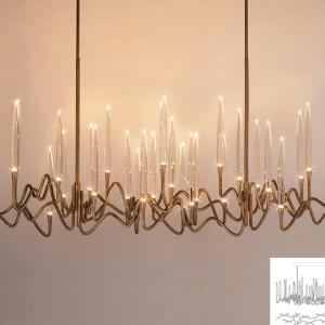 Candlestick Crystal Chandelier