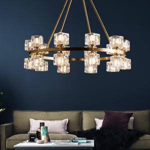 Crystal Pendant Light Circular