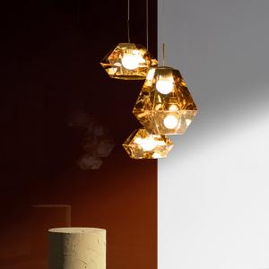 Stained Glass Chandelier Pendant Diamond Light