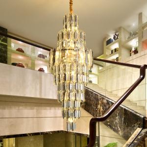 Long Cystal Pendant Luxury Chandelier 