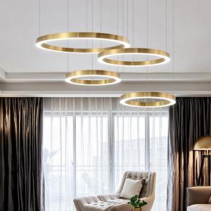 Round Gold Lantern Pendant Light