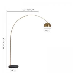 Antique Brass Floor Lamp