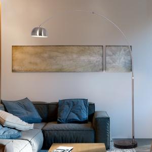 Antique Brass Floor Lamp has a long fishing rod to hanging a gol